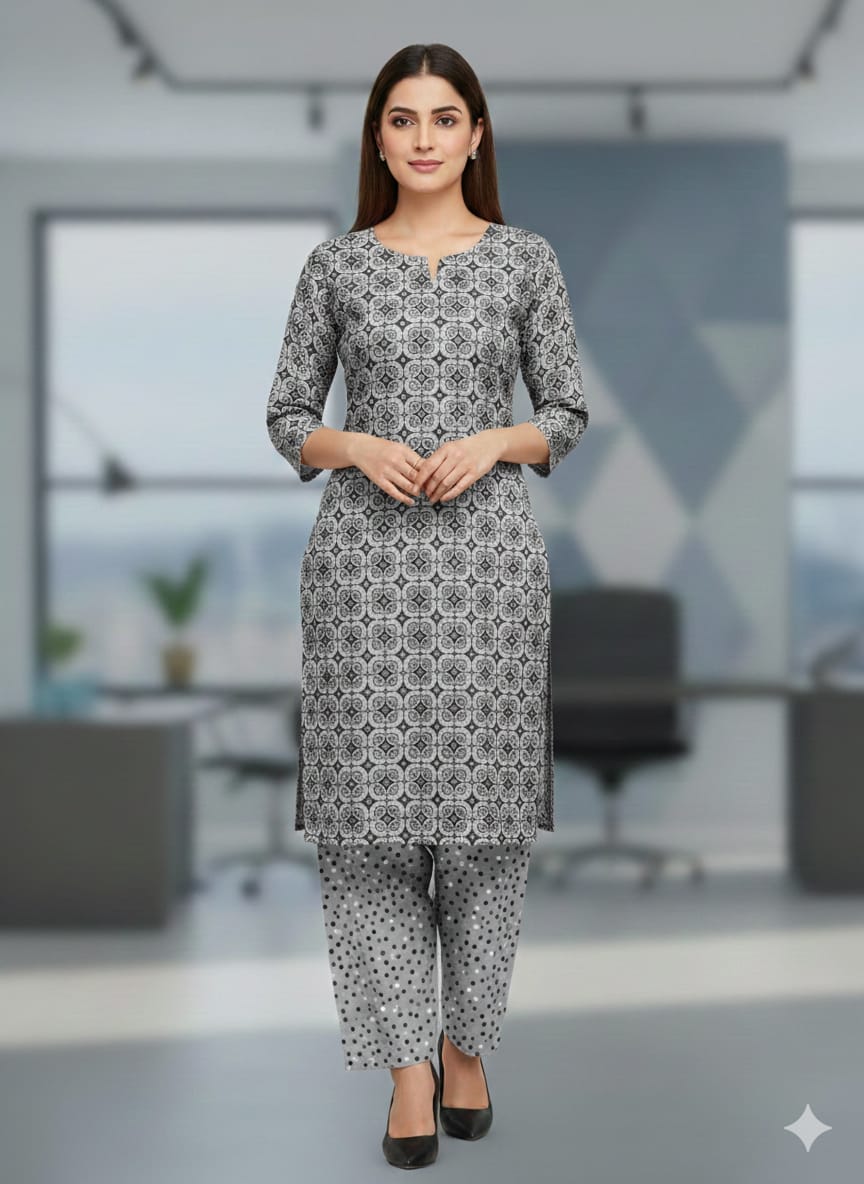 Ladies 2 Piece Un-Stitch Winter Suit Design 03