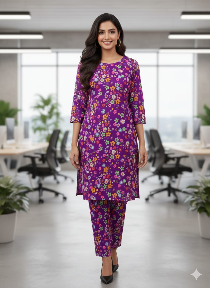 Ladies 2 Piece Un-Stitch Winter Suit Design 13